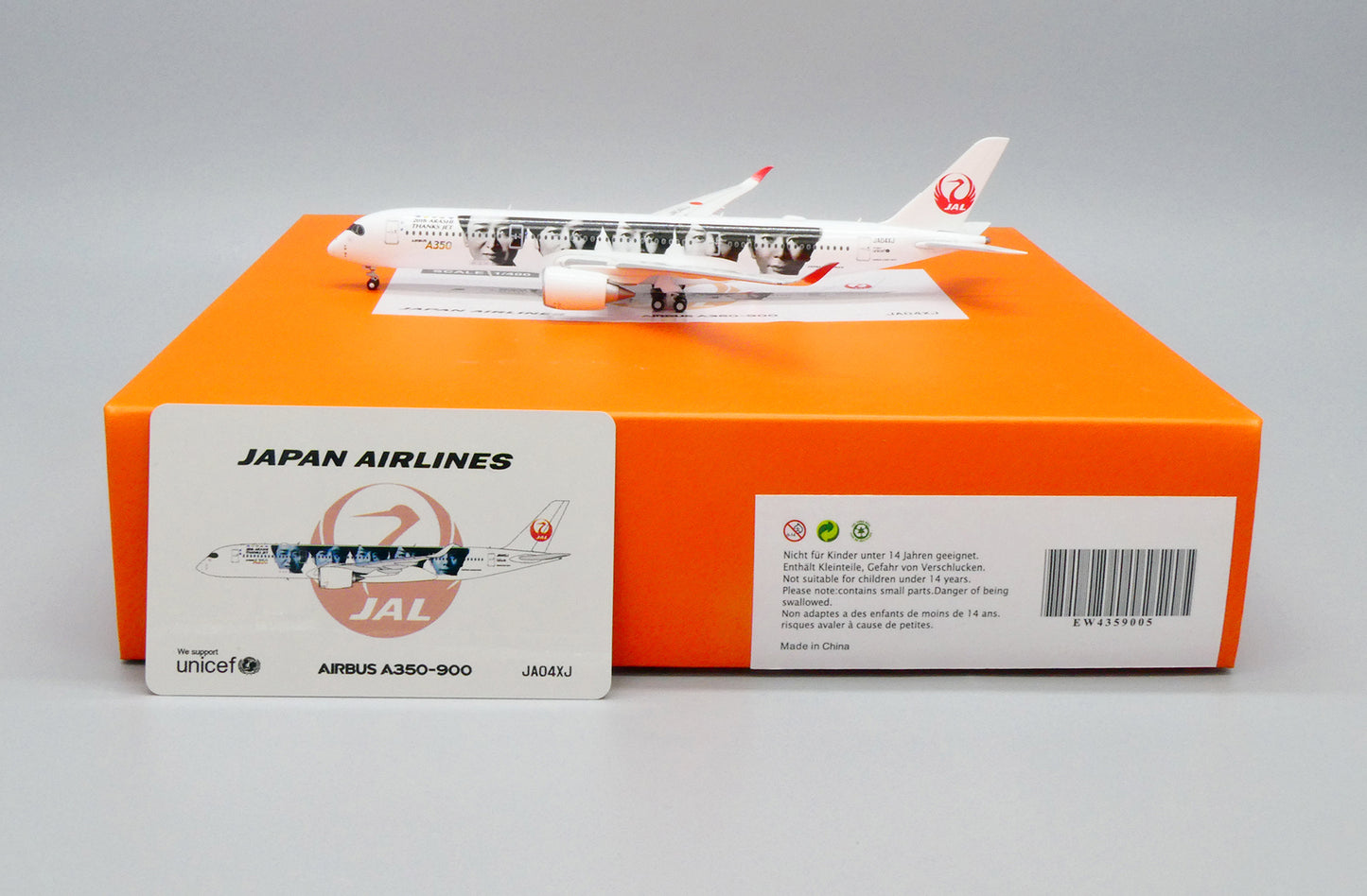 1:400 JC Wings Japan Airlines Airbus A350-900XWB "Special Livery" JA04XJ EW4359005