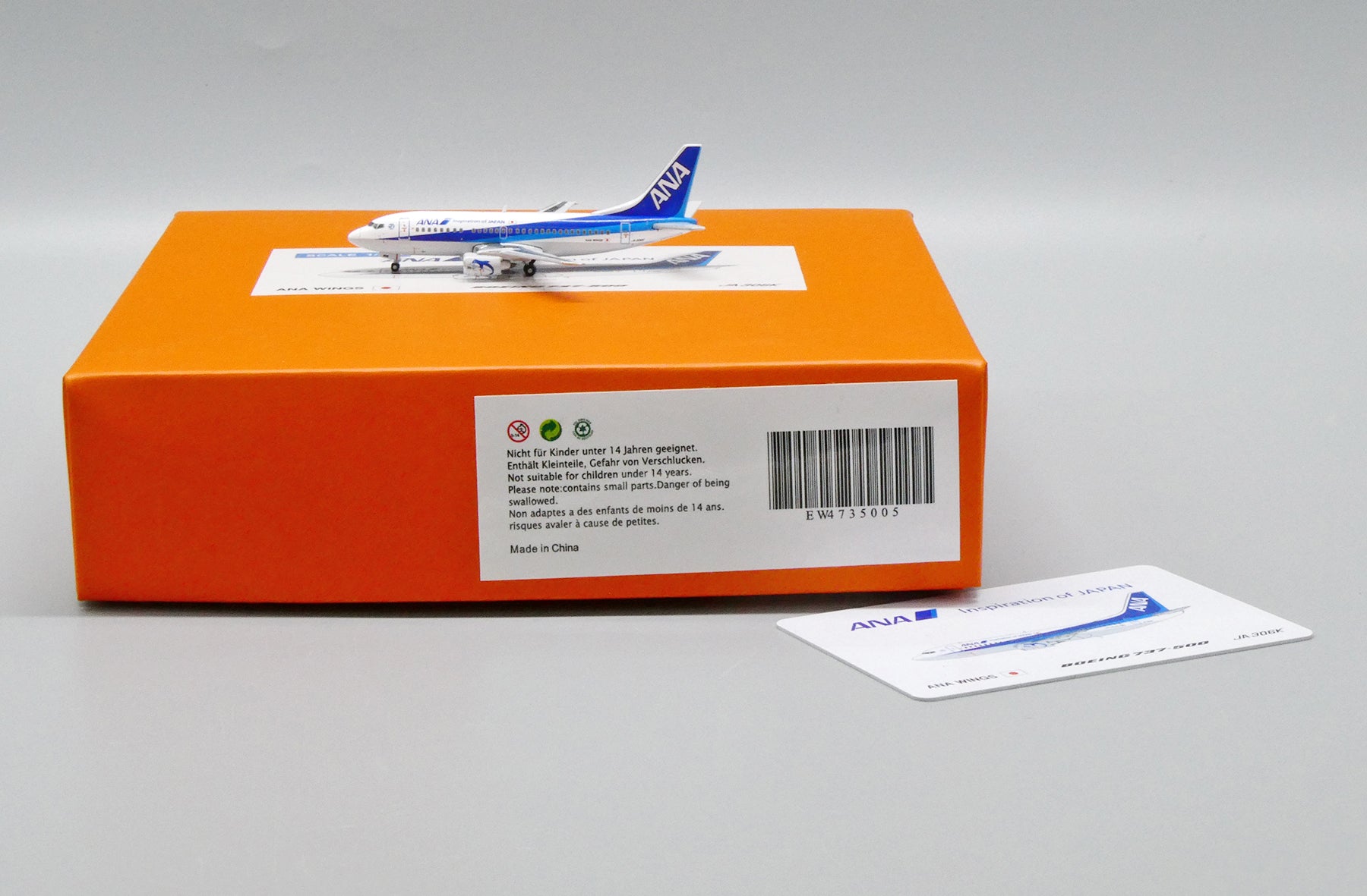 1:400 JC Wings ANA Wings Boeing 737-500 