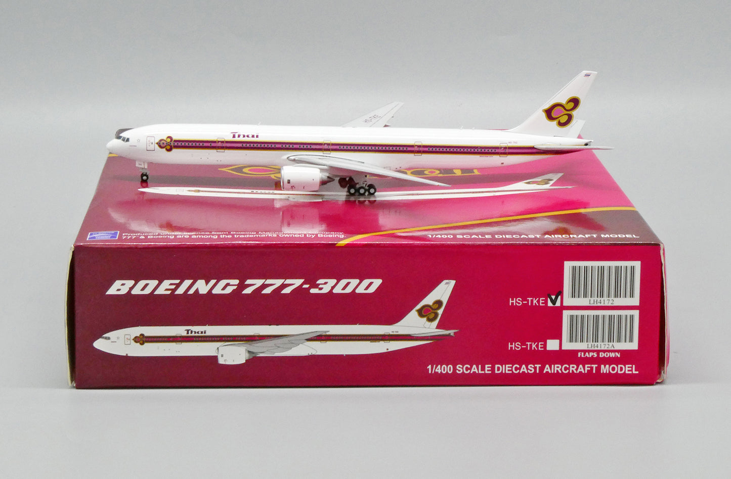 1:400 JC Wings Thai Airways Boeing 777-300 "Old Livery" HS-TKE LH4172