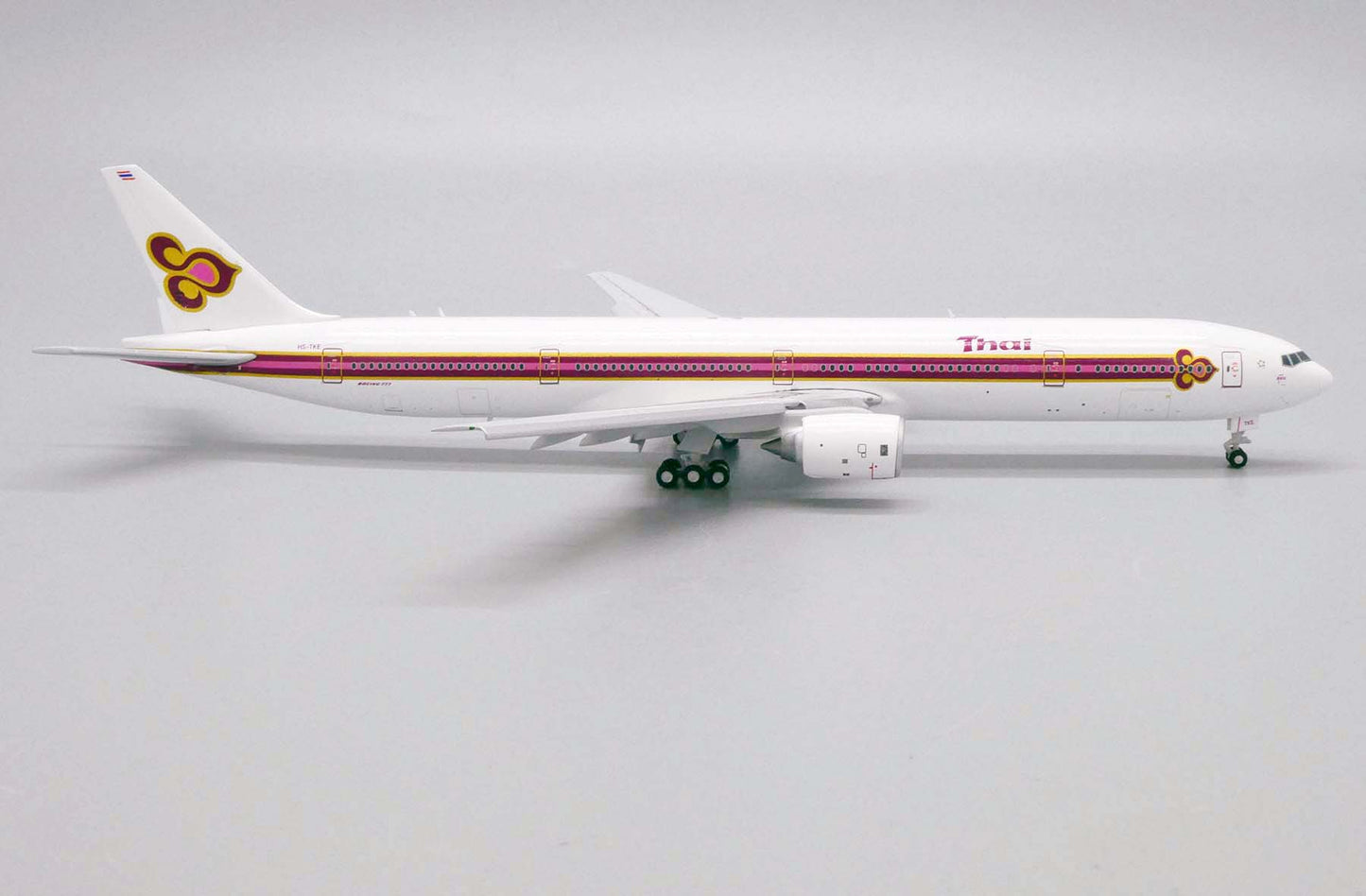 1:400 JC Wings Thai Airways Boeing 777-300 "Old Livery, FLAPS DOWN" HS-TKE LH4172A