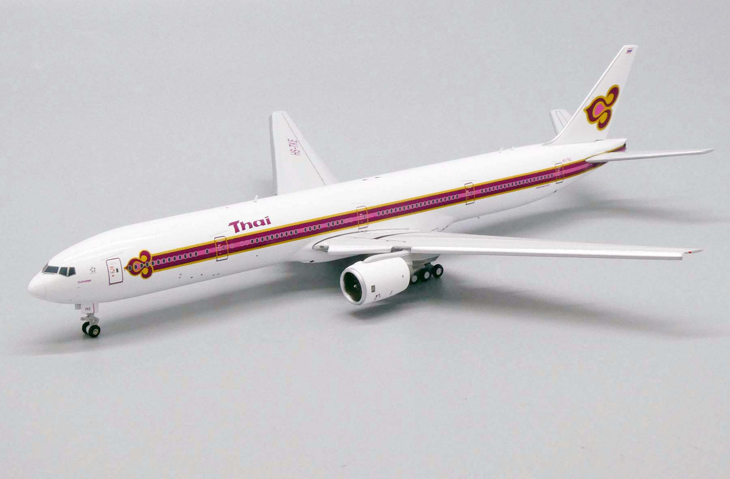 1:400 JC Wings Thai Airways Boeing 777-300 "Old Livery, FLAPS DOWN" HS-TKE LH4172A