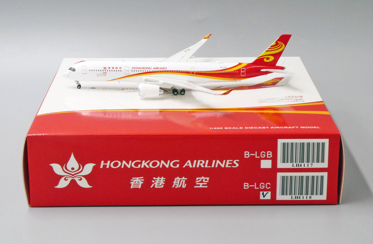 1:400 JC Wings Hong Kong Airlines Airbus A350-900 B-LGC LH4118