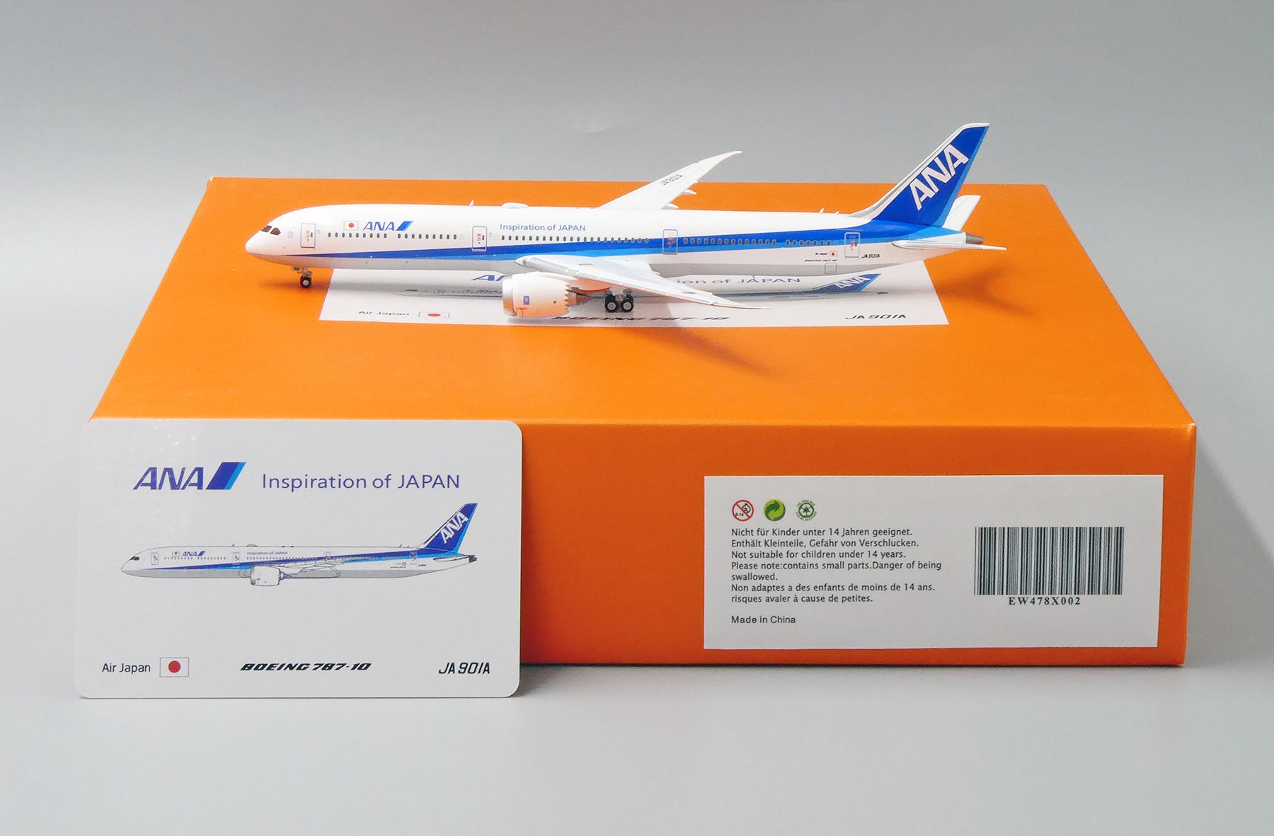 1:400 JC Wings All Nippon Airways (ANA) Boeing 787-10 JA901A EW478X002