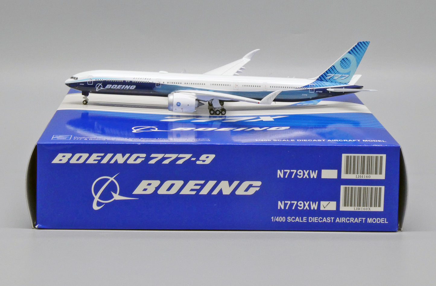 1:400 JC Wings Boeing House Color B777-9X "Folded Version" N779XW LH4160X