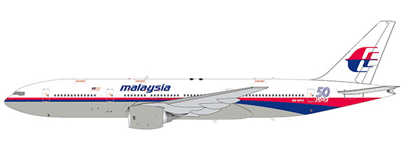 1:400 JC Wings Malaysia Airlines Boeing 777-200ER "Old Colors, 50 Years" 9M-MRB XX4488