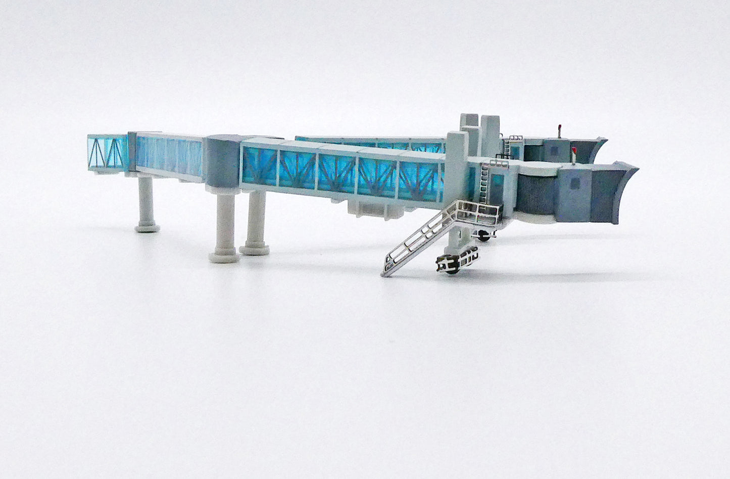 1:400 JC Wings Air Bridge Jetway (Widebody Dual Jetway, Blue) LH4221 Pack of 1
