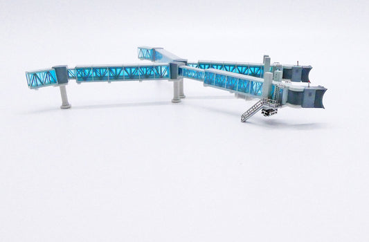 1:400 JC Wings Air Bridge Jetway (Single Jetway, Blue) LH4223 Pack of 2