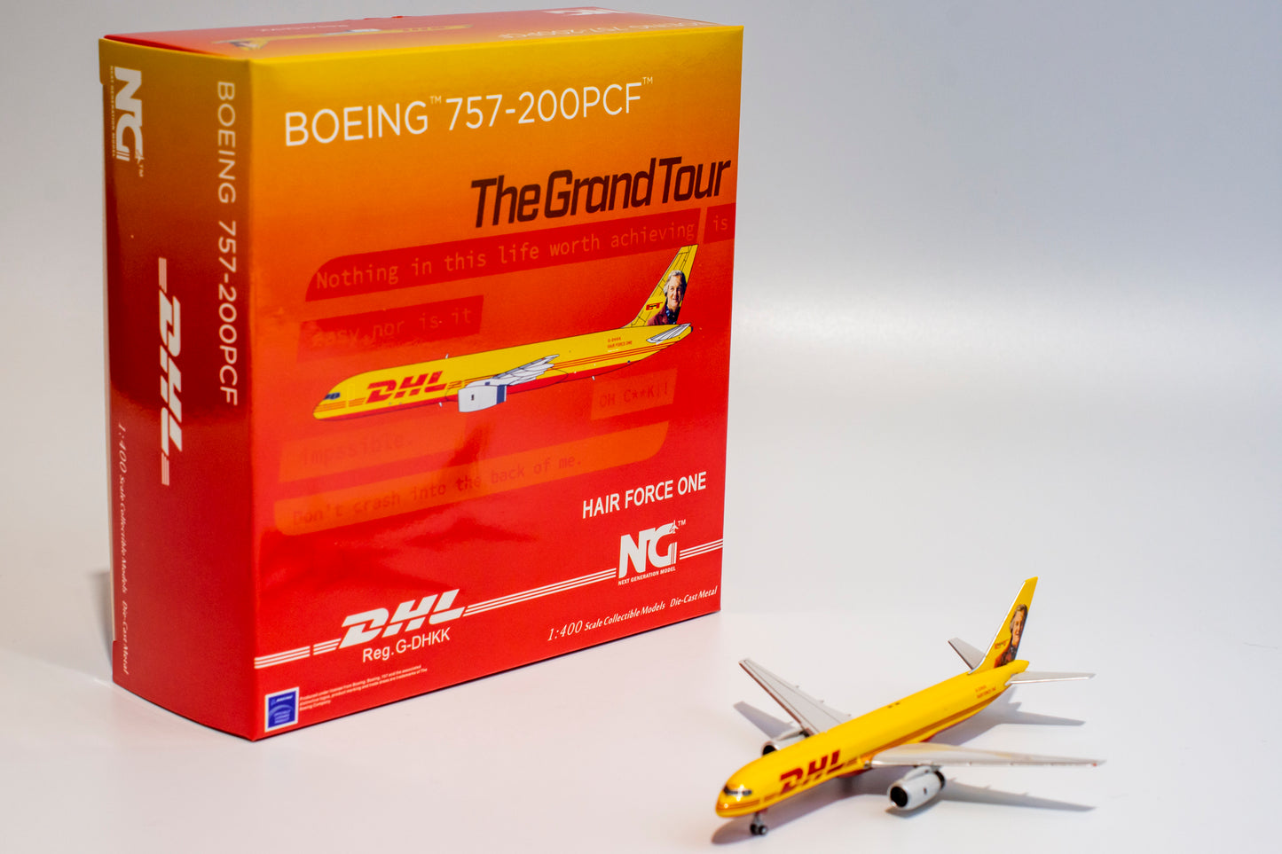1:400 NG Models DHL Aviation Boeing 757-200 "James May" G-DHKK NG53168