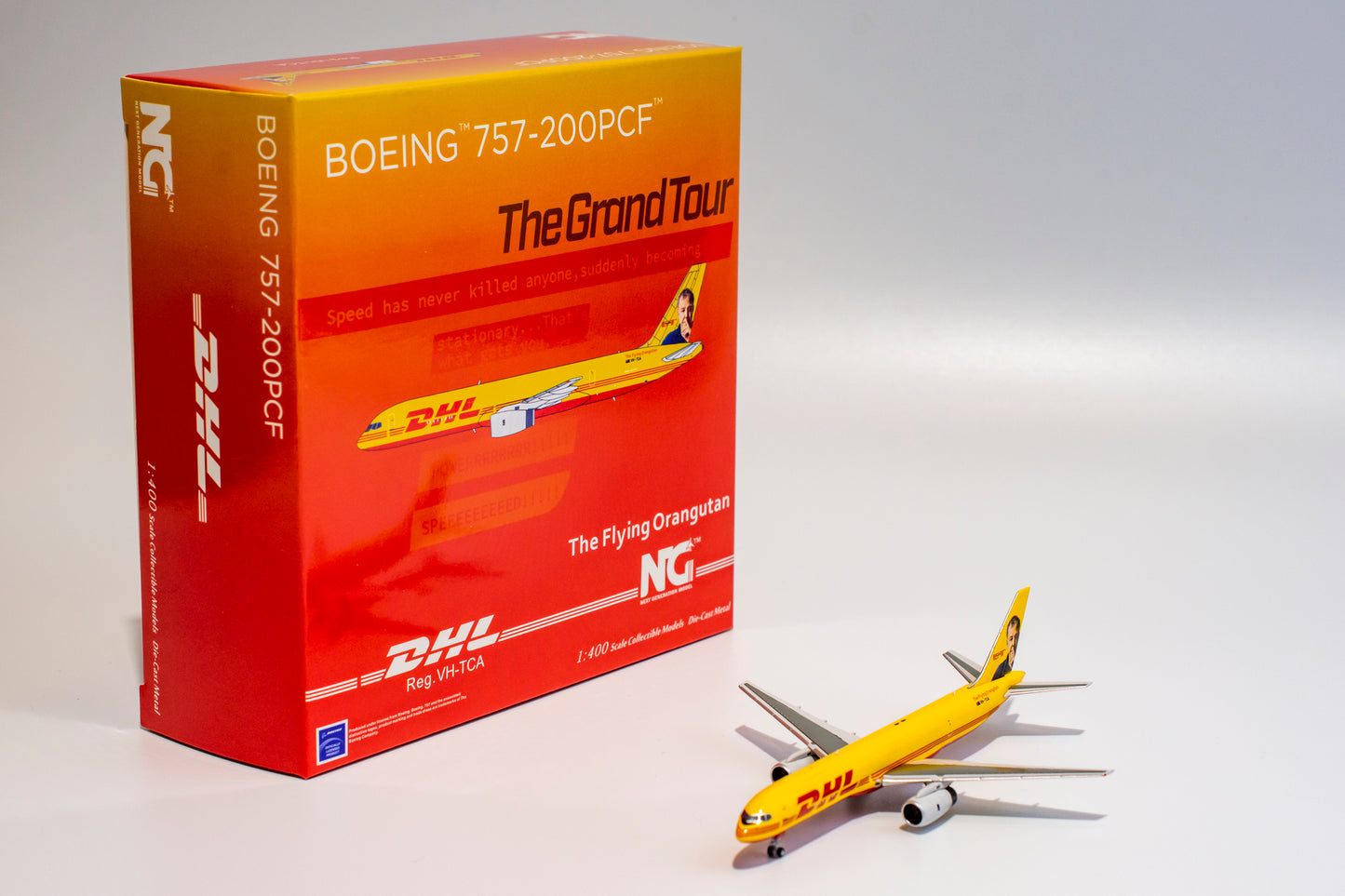 1:400 NG Models DHL Aviation Boeing 757-200 "Jeremy Clarkson" VH-TCA NG53169