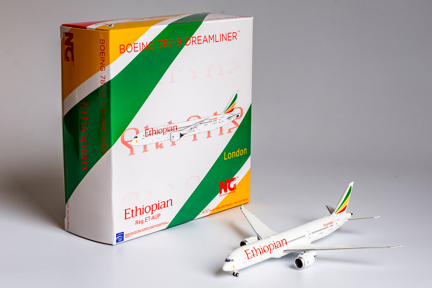 1:400 NG Models Ethiopian Airlines 787-9 "London" ET-AUP NG55063