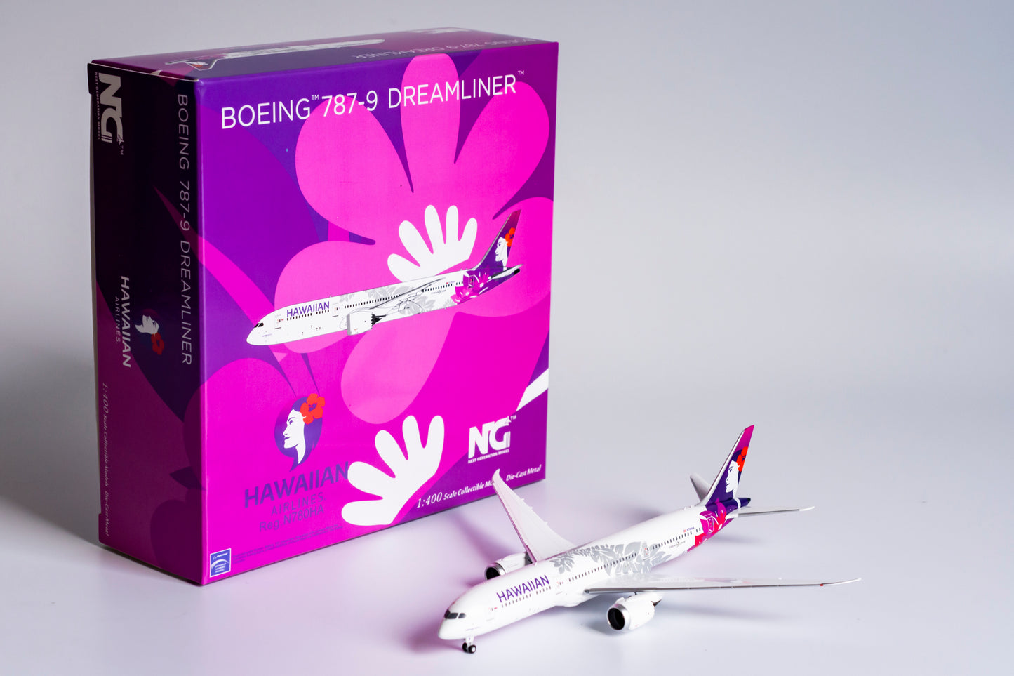 1:400 NG Models Hawaiian Airlines Boeing 787-9 N780HA NG55070