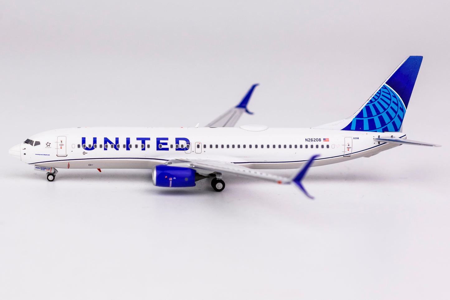 1:400 NG Models United Airlines 737-800 "Evo Blue" N26208 58073