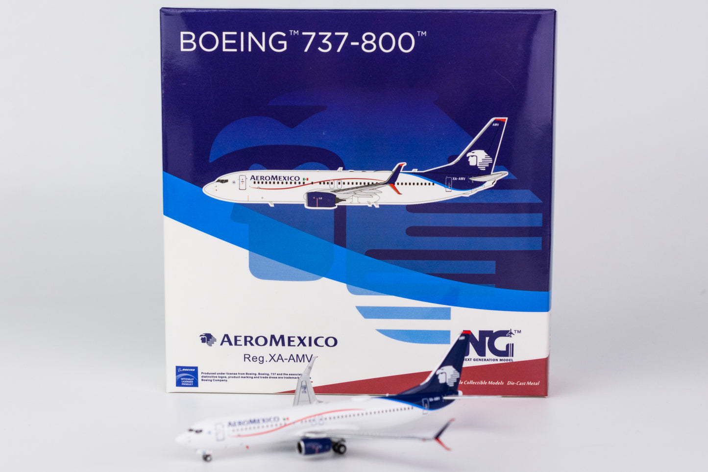 1:400 NG Models Aeroméxico Boeing 737-800 "Split Scimitars" XA-AMA 58090