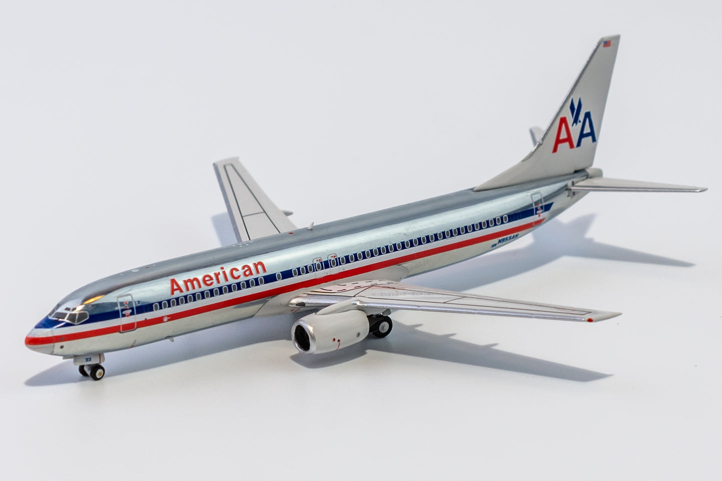 1:400 NG Models American Airlines 737-800 "Chrome, No Winglets" N955AN NG58093