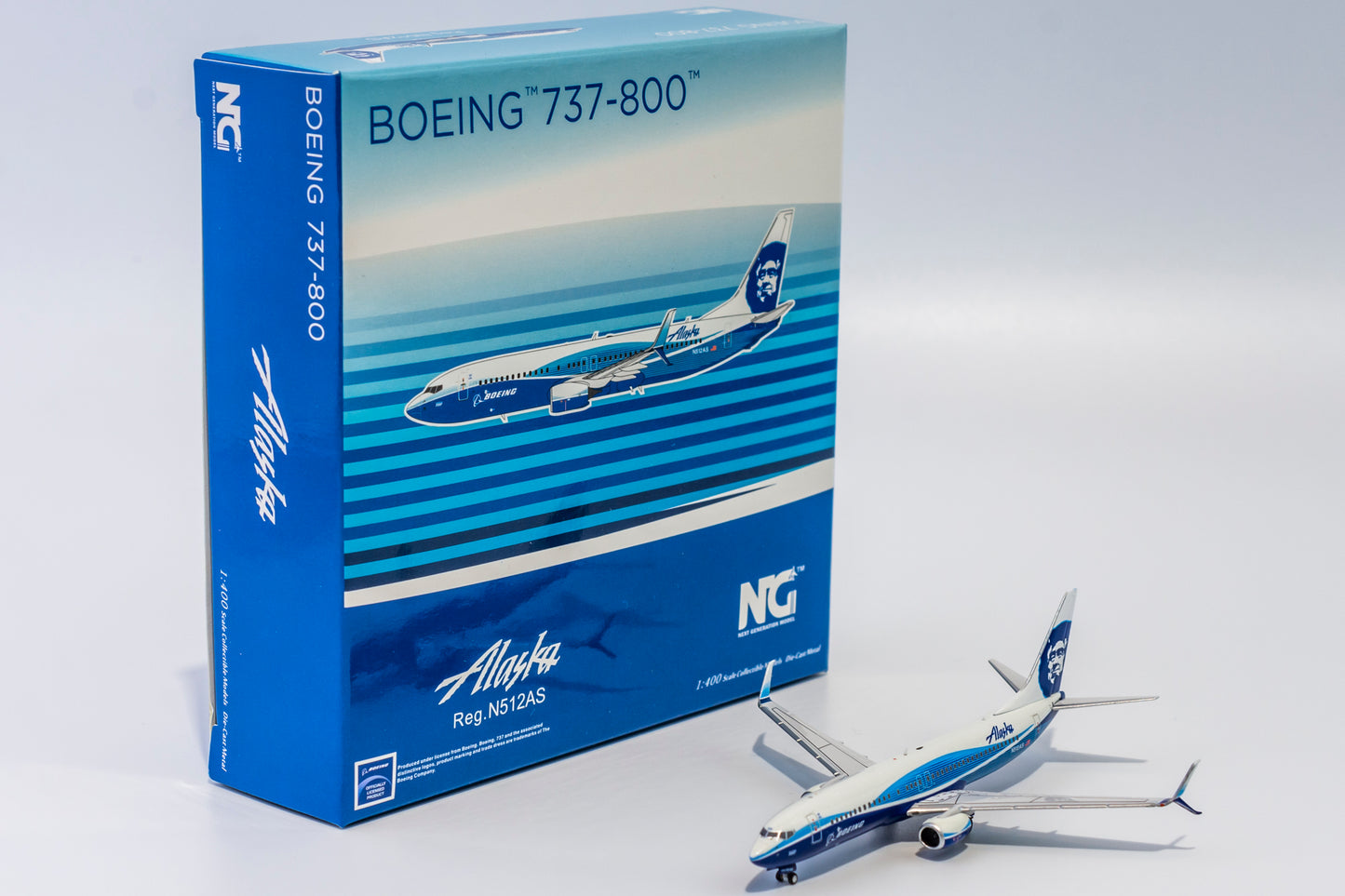 1:400 NG Models Alaska Airlines 737-800 "Spirit of Seattle" N512AS NG58095