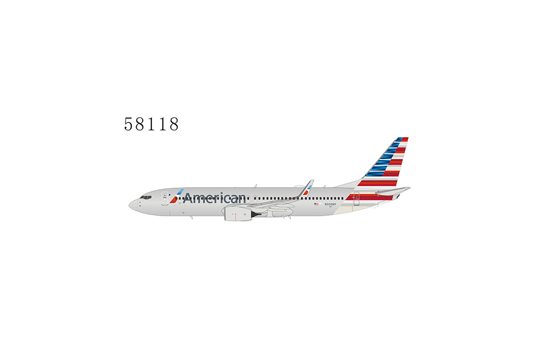 1:400 NG Models American Airlines Boeing 737-800 "New Colors" N306NY NG58118