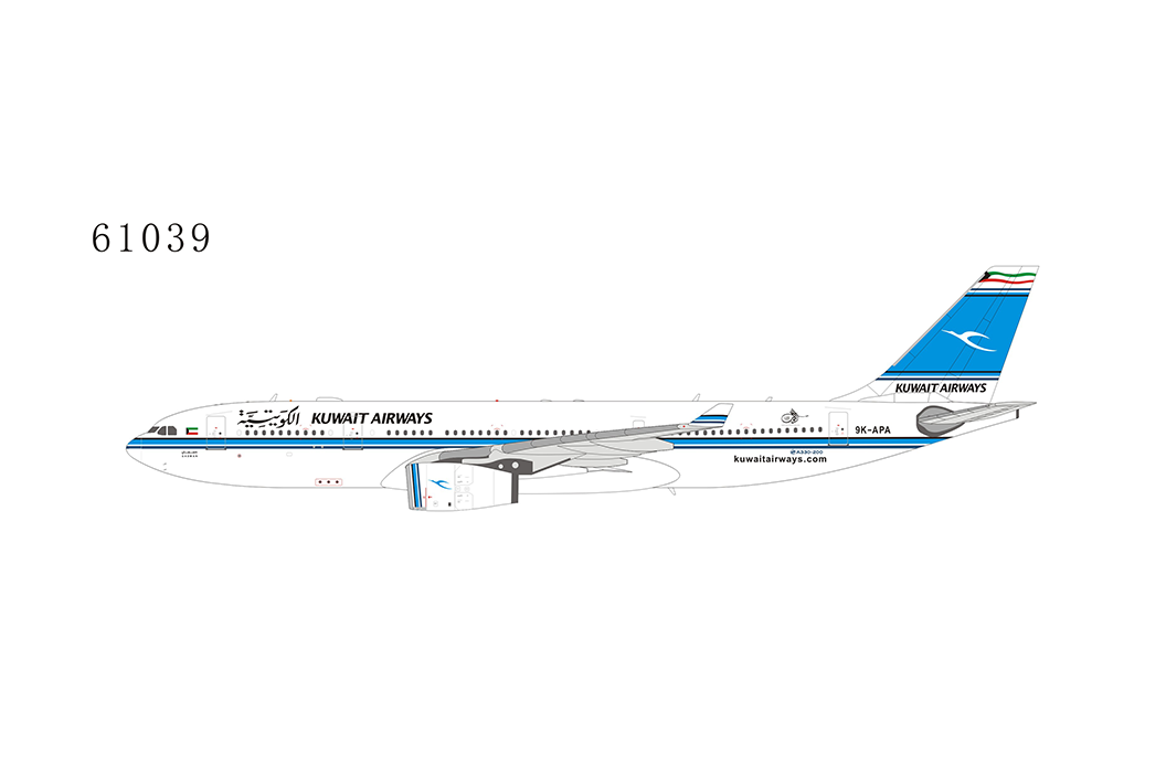 1:400 NG Models Kuwait Airways Airbus A330-200 9K-APA NG61039