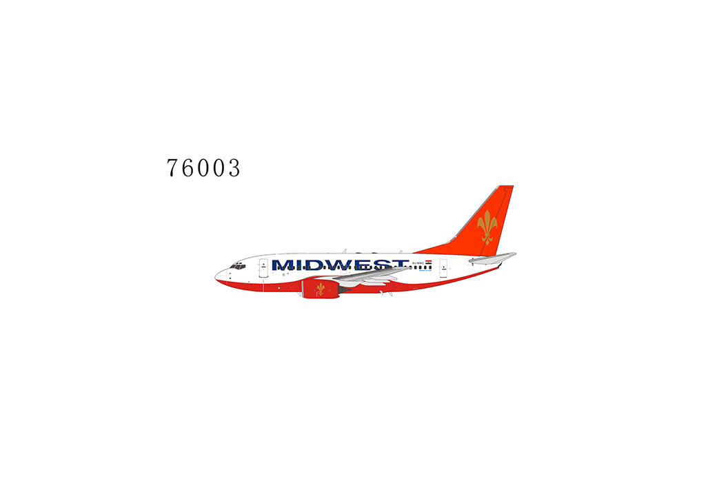 1:400 NG Models Midwest Airlines Boeing 737-600 SU-MWC 76003