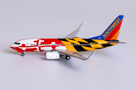 1:400 NG Models Southwest Airlines Boeing 737-700 "Maryland One" N214WN (Canyon Blue Tail) NG77006