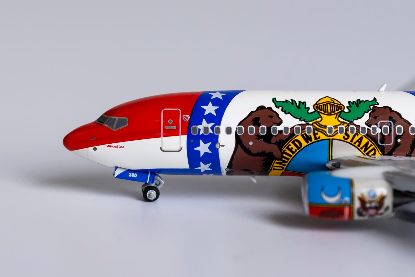 1:400 NG Models Southwest Airlines Boeing 737-700/w "Missouri One" N280WN 77015