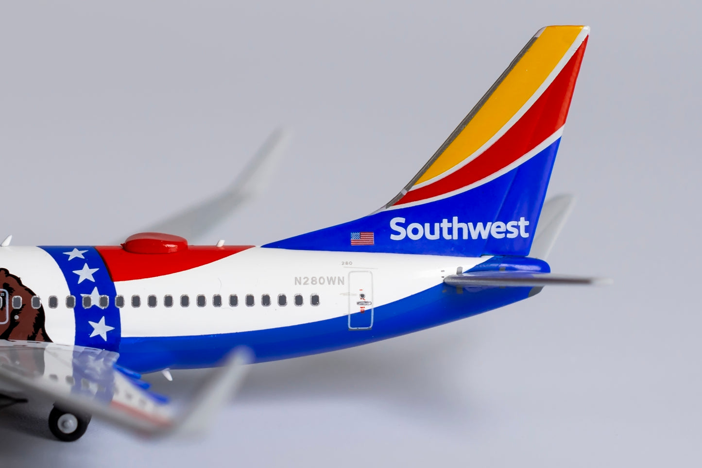 1:400 NG Models Southwest Airlines Boeing 737-700/w "Missouri One" N280WN NG77015