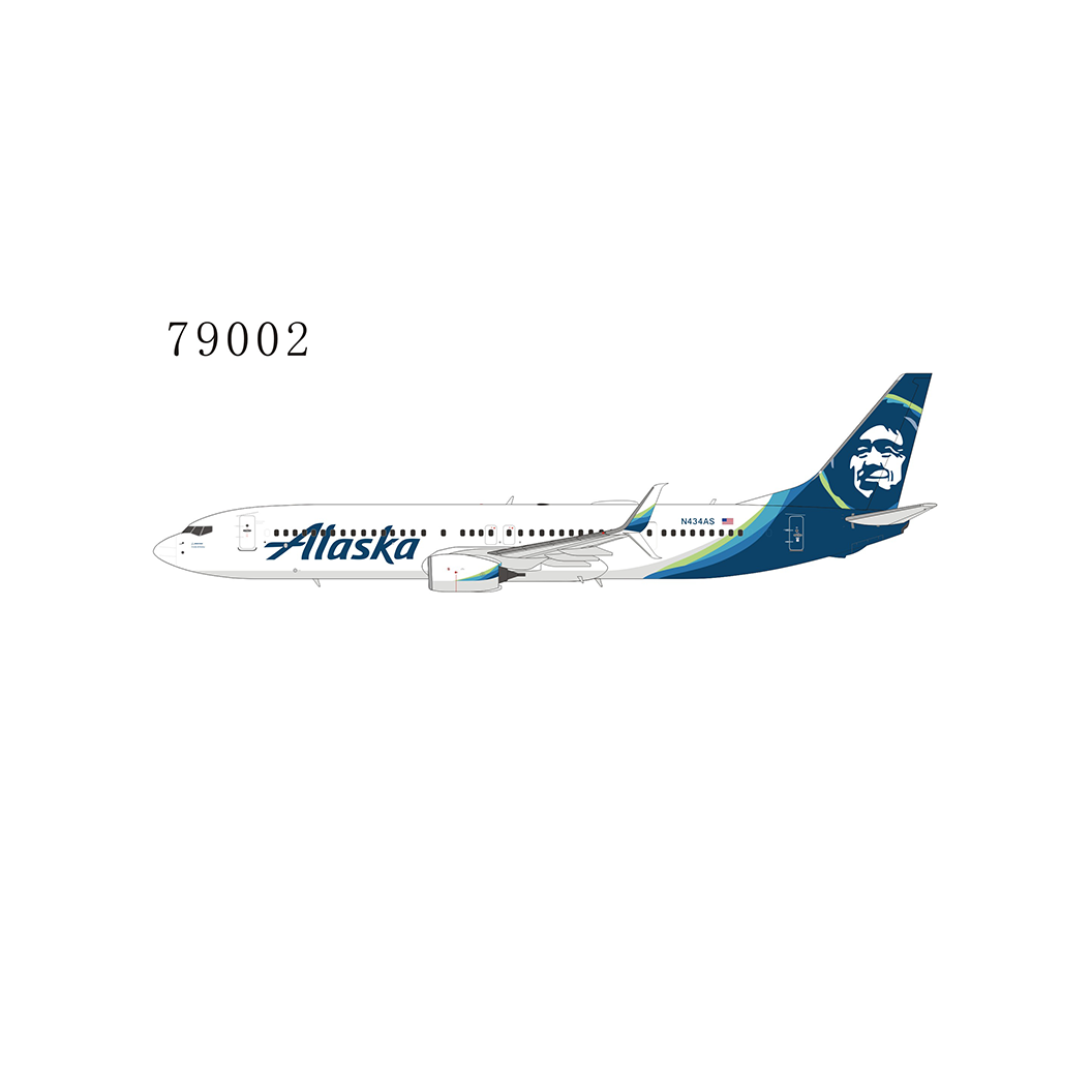 1:400 NG Models Alaska Airlines 737-900ER "New Colors" N434AS NG79002