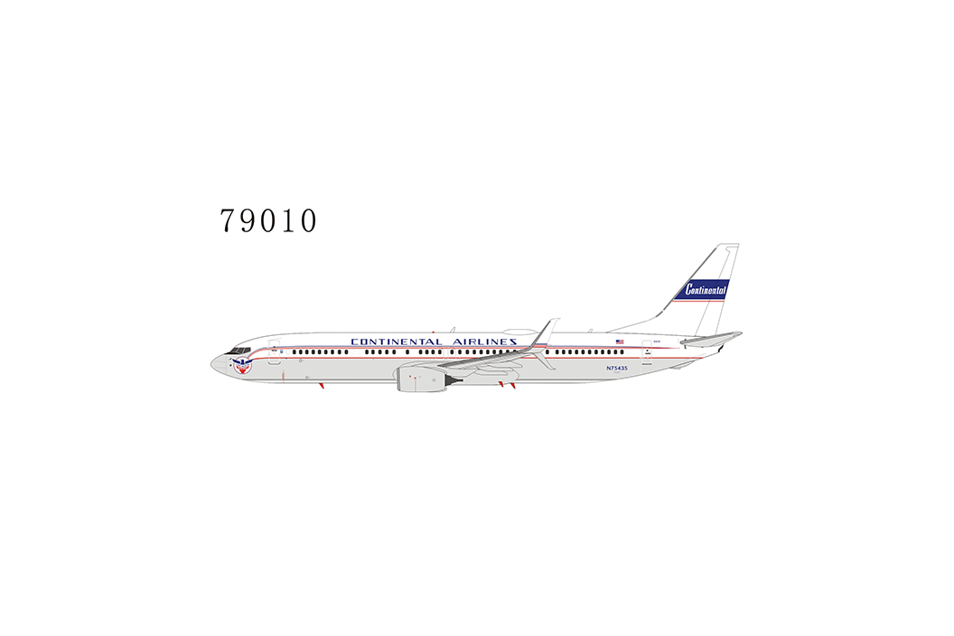 1:400 NG Models United Airlines Boeing 737-900ER/w "Continental Retro" N75435 79010