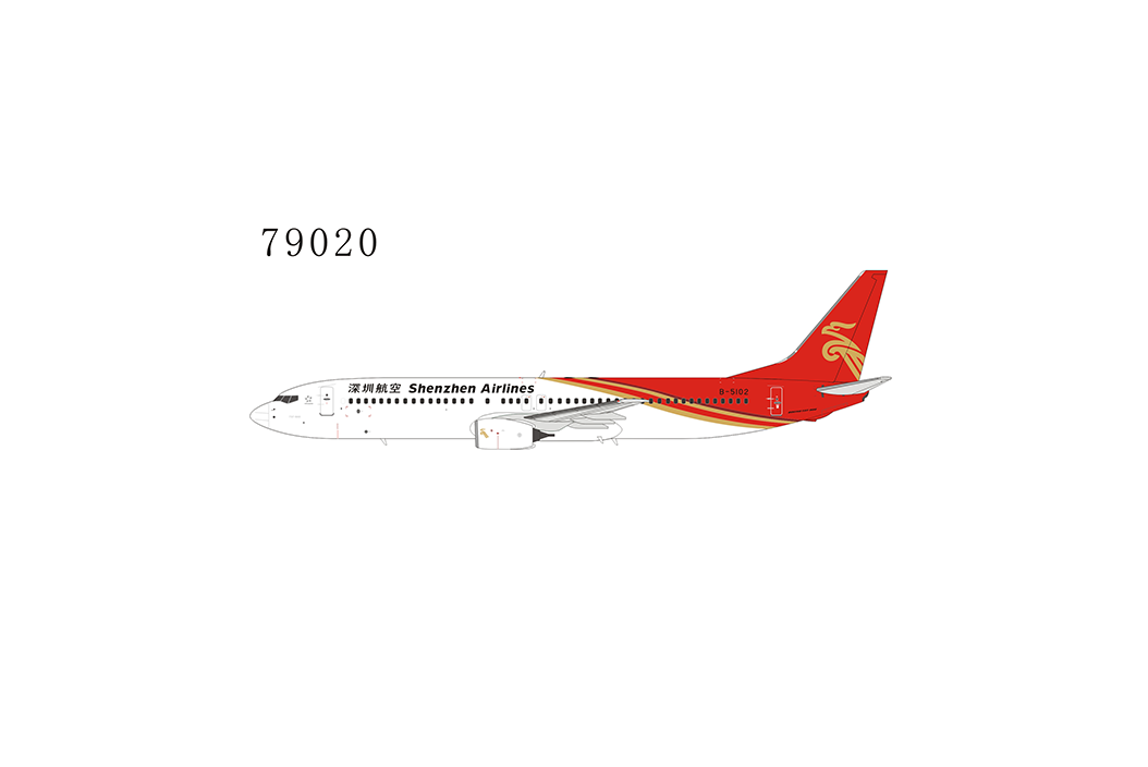 1:400 NG Models United Airlines Shenzhen Airlines Boeing 737-900 "No Winglets" B-5102 79020