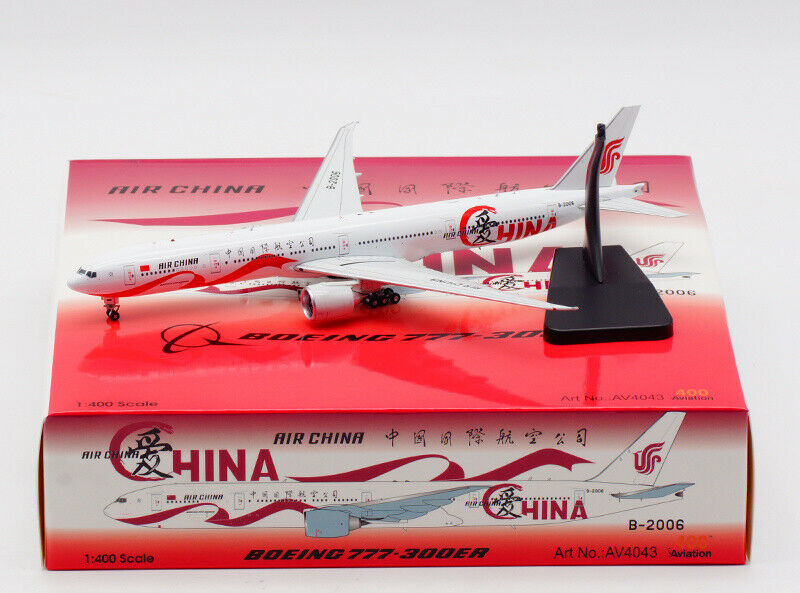 1:400 Aviation400 Air China Boeing 777-300ER "Love China" B-2006 AV4043