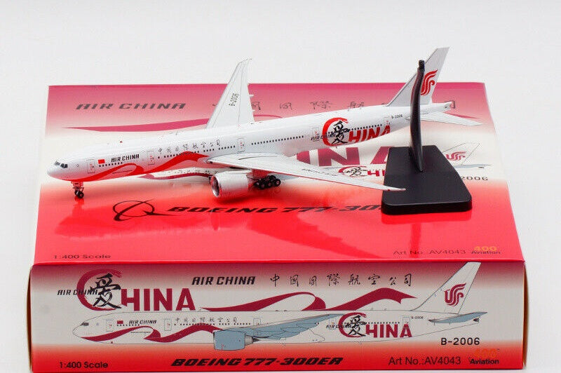 1:400 Aviation400 Air China Boeing 777-300ER "Love China" B-2006 AV4043