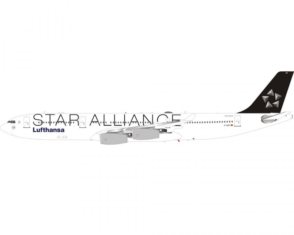 JFox JF-A340-3-006 Lufthansa Star Alliance A340-300