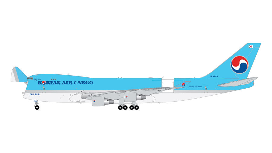 1:200 Gemini Jets Korean Air Cargo 747-400 "Interactive Series" HL7603 G2KAL930