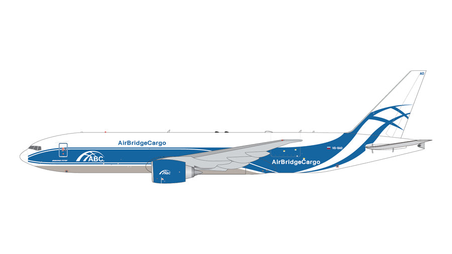 1:400 Gemini Jets Air Bridge Cargo 777F VQ-BAO GJABW1949