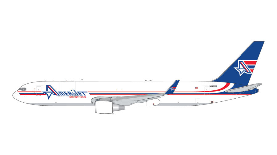 1:400 Gemini Jets Amerijet Boeing 767-300F N349CM GJAJT1969