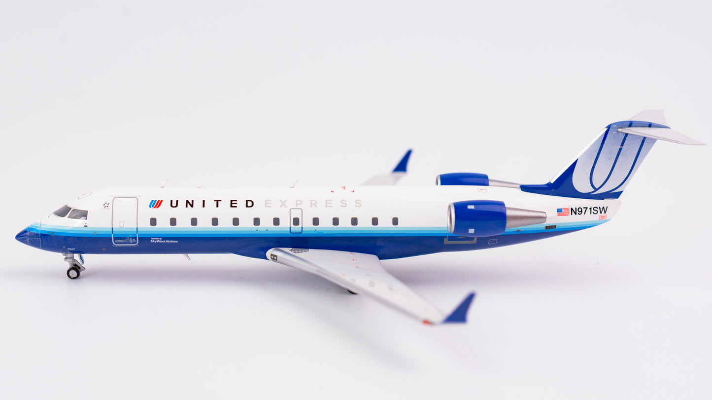 1:200 NG Models United Express Bombardier CRJ200 "Blue Tulip" N971SW NG52020