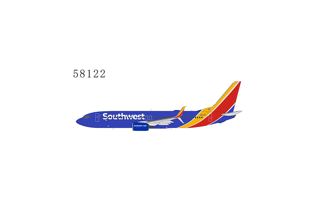 1:400 NG Models Southwest Airlines Boeing 737-800 "Split Scimitars" N8565Z 58122