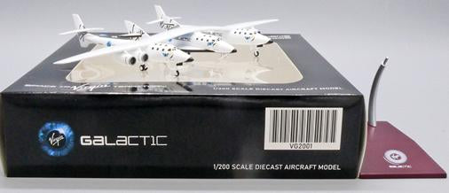 1:200 JC Wings Virgin Galactic White Knight II N348MS "Old Livery" VG2001