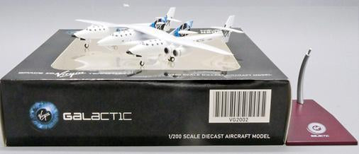 1:200 JC Wings Virgin Galactic White Knight II N348MS "New Livery" VG2002