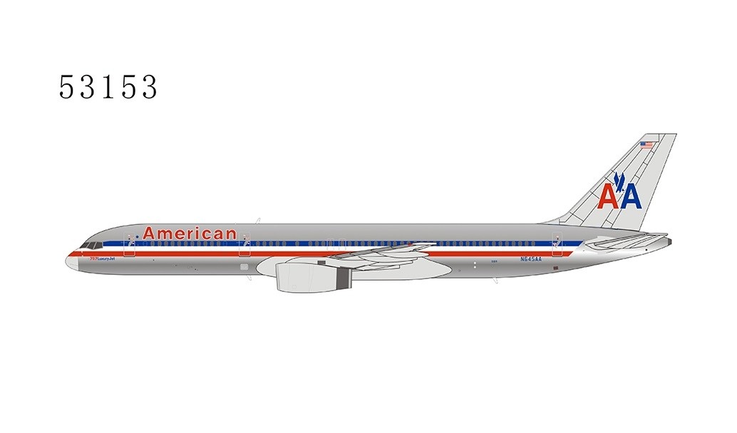 1:400 NG Models American Airlines Boeing 757-200 "Chrome Luxuryliner" N645AA NG53153