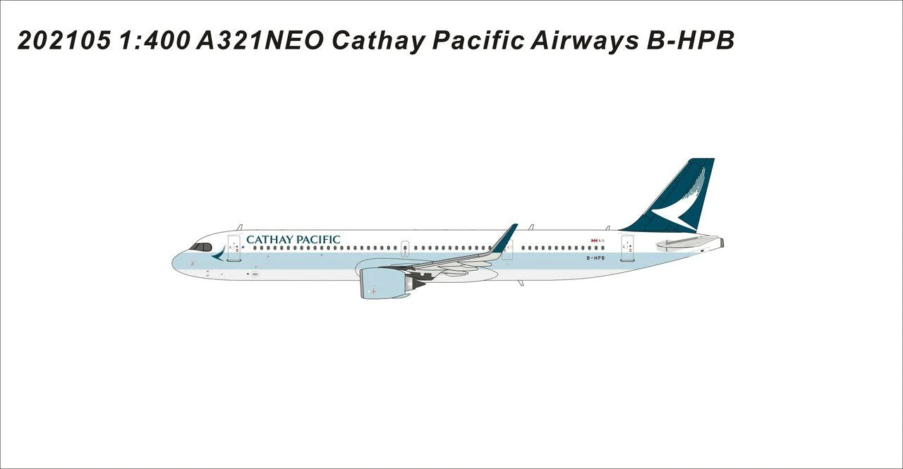 1:400 Panda Models Cathay Pacific A321neo "The First A321neo" B-HPB PM202105