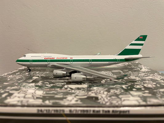 1:400 Kai Tak Wings/JC Wings Cathay Pacific Boeing 747-400 "OLD COLORS" ZK-NBS KTW4744001