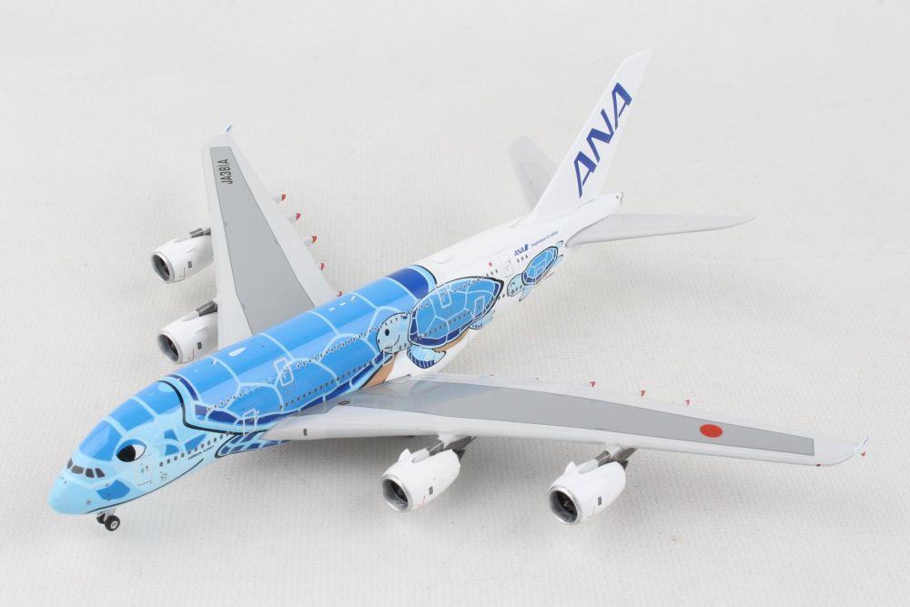 1:400 Phoenix Models All Nippon Airways (ANA) Airbus A380-800 "Lani" JA381A PH4386