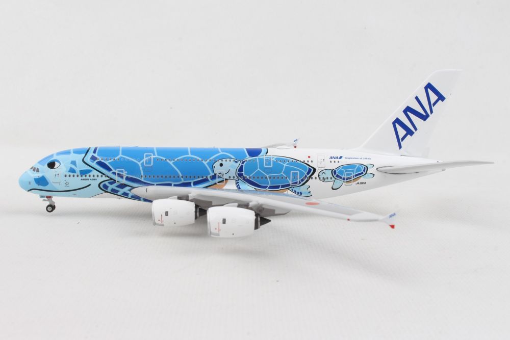 1:400 Phoenix Models All Nippon Airways (ANA) Airbus A380-800 "Lani" JA381A PH4386