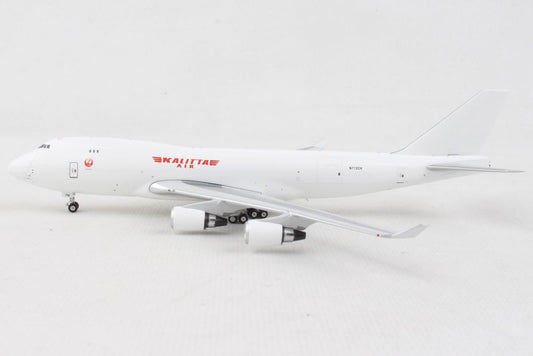 1:400 Phoenix Models Kalitta Air Boeing 747-400F "Plain White" N712CK  4395