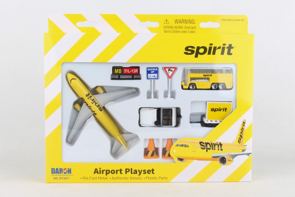 Spirit Airlines Airport Playset "New Livery" Toy