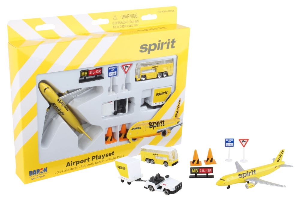 Spirit Airlines Airport Playset "New Livery" Toy