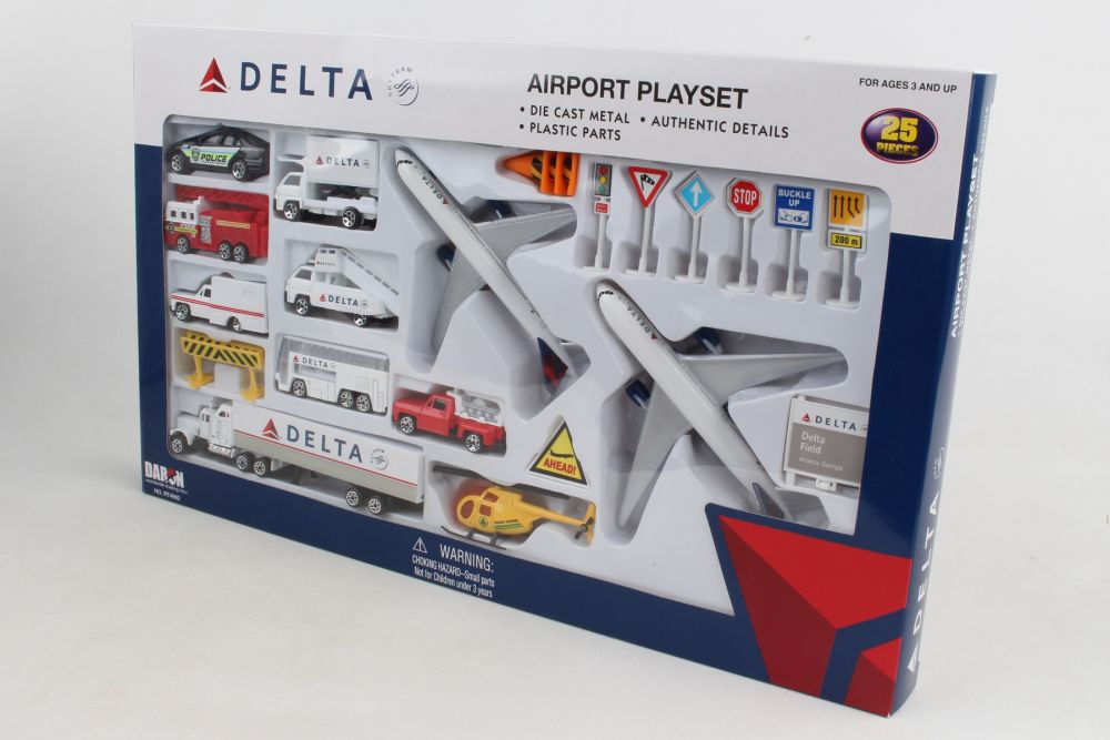 Delta Air Lines Large Airport Playset Toy