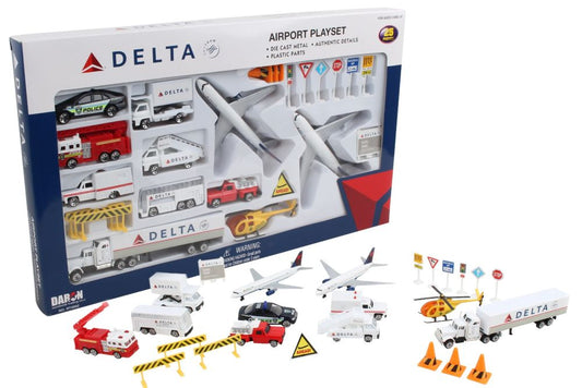 Delta Air Lines Large Airport Playset Toy