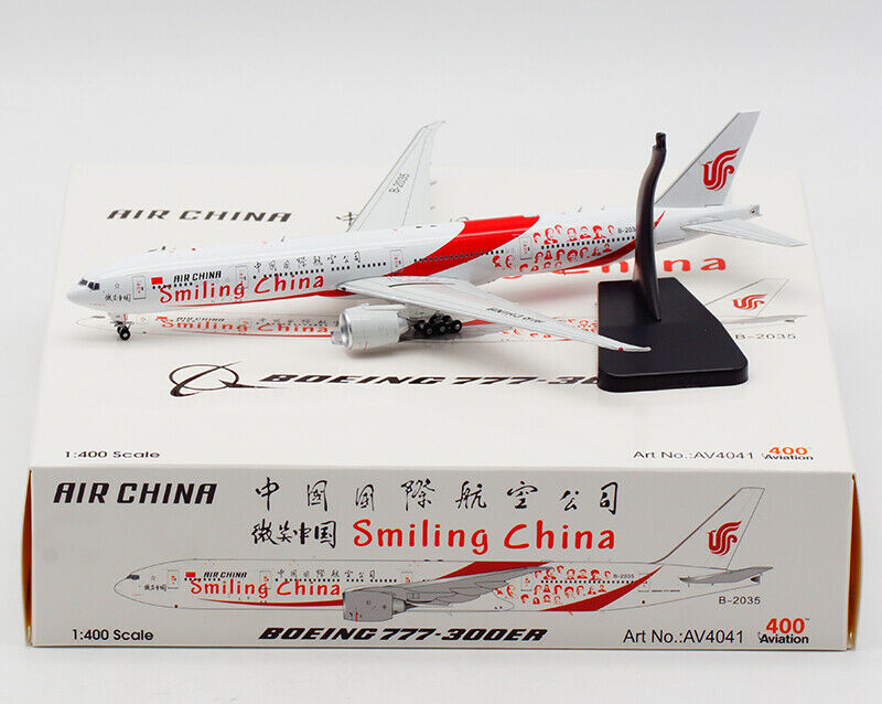 1:400 Aviation400 Air China Boeing 777-300ER "Smiling China" B-2035 AV4041