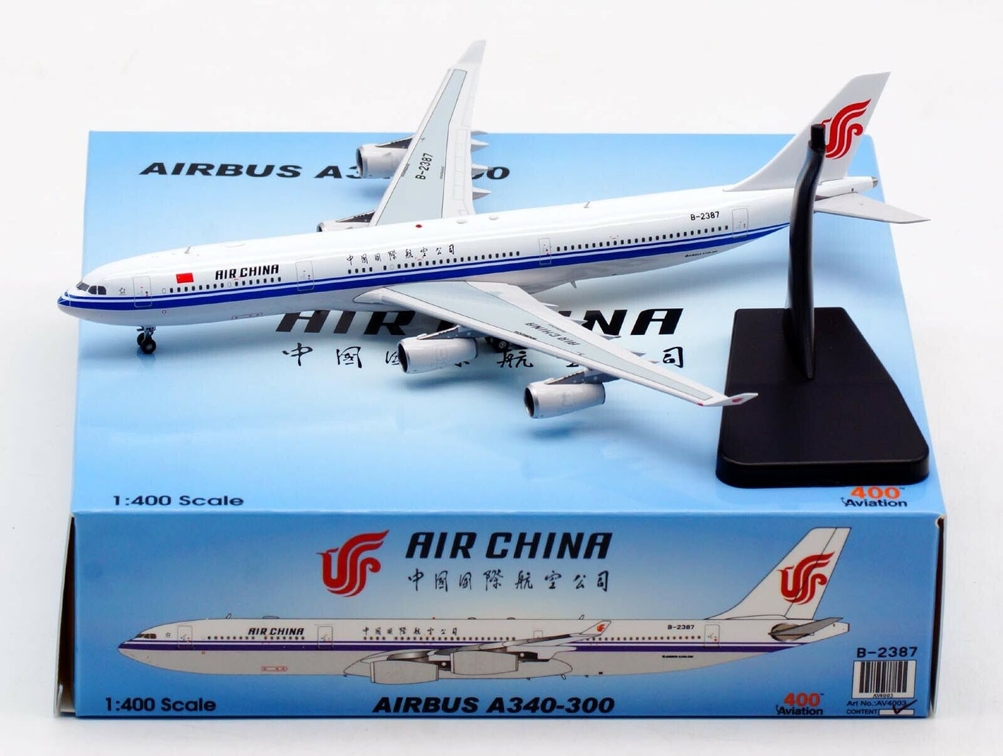 1:400 Aviation400 Air China Airbus A340-300 B-2837 AV4003